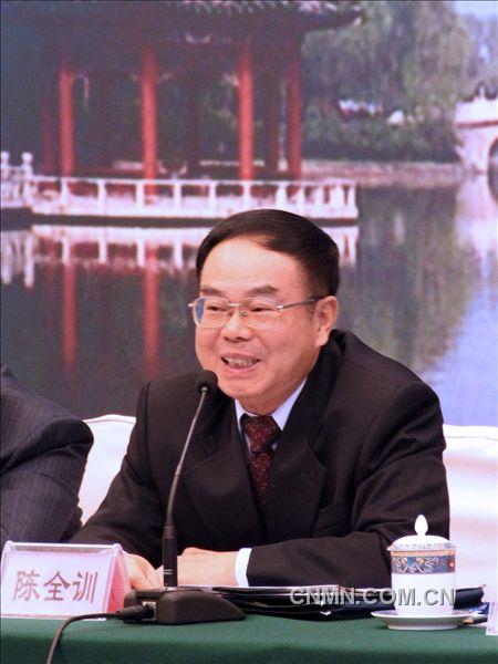 国务院参事、安博·体育,安博(中国)会长、党委书记陈全训讲话